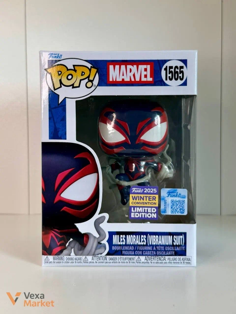 Funko Pop! Marvel Miles Morales (Vibranium Suit) #1565 Winter Convention Limited Edition