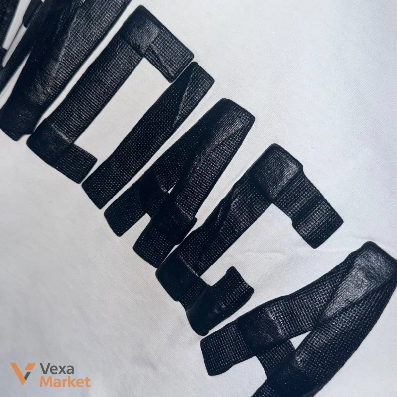 Футболка Balenciaga Vintage Check Badge — фото 7
