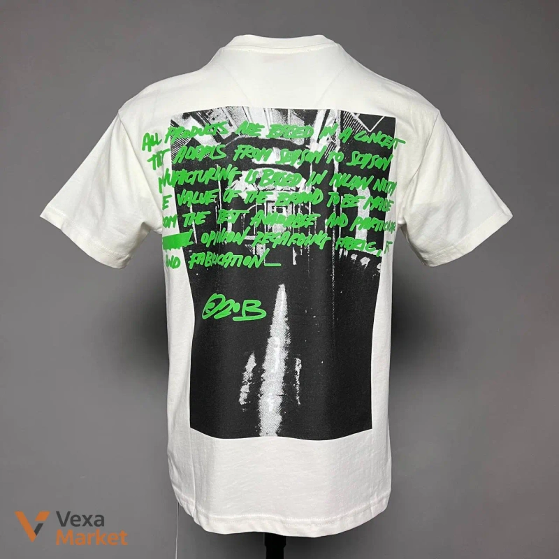 Футболка Off-White Чорна S M L XL Біла M XL 2XL — фото 3