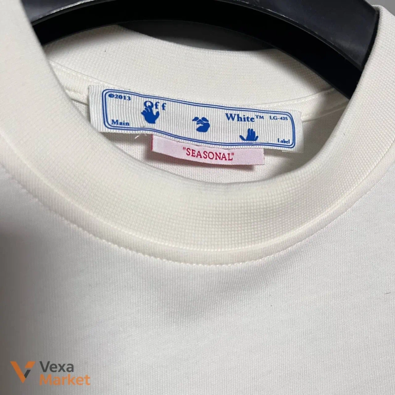 Футболка Off-White Чорна S M L XL Біла M XL 2XL — фото 4