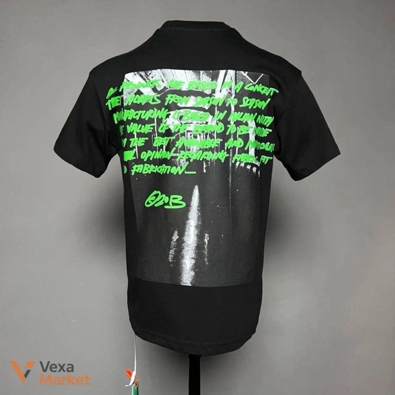 Футболка Off-White Чорна S M L XL Біла M XL 2XL — фото 7