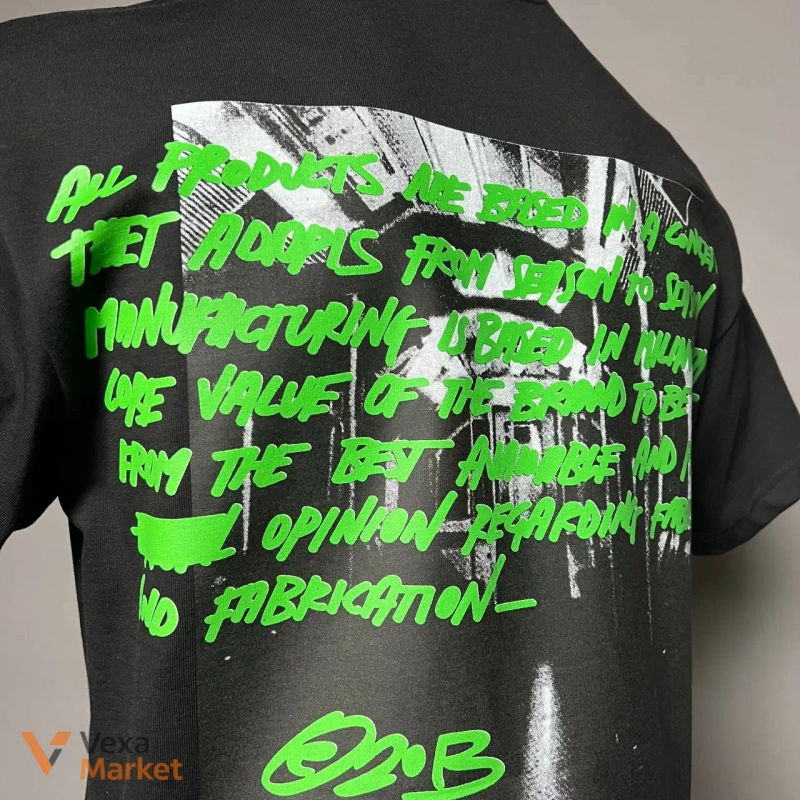 Футболка Off-White Чорна S M L XL Біла M XL 2XL — фото 8