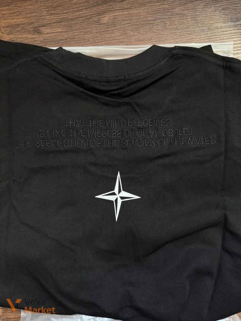Футболка Stone Island чоловіча чорна — фото 5