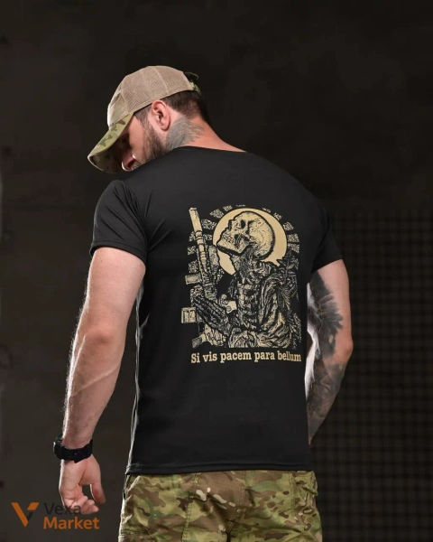 Футболка з принтом "Si vis pacem para bellum"