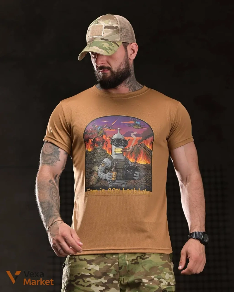 Футболка з принтом "Si vis pacem para bellum" — фото 2