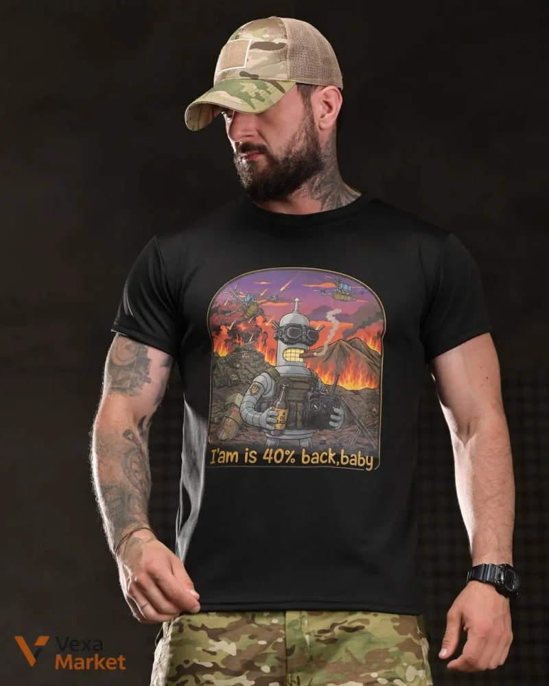 Футболка з принтом "Si vis pacem para bellum" — фото 7