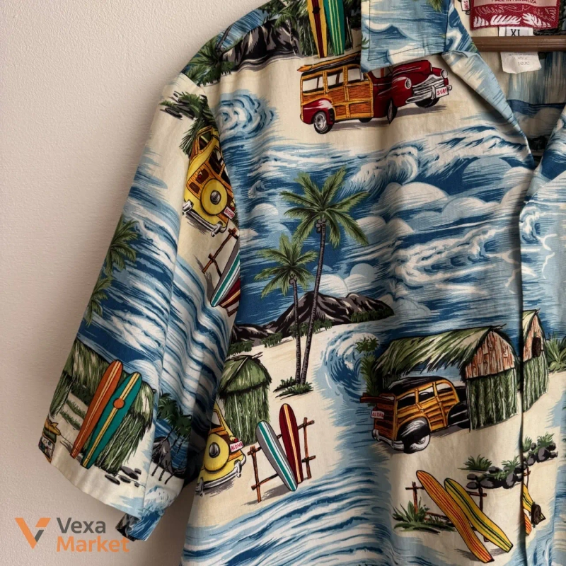 Гавайська сорочка RJC XL-XXL 100% Cotton — фото 4
