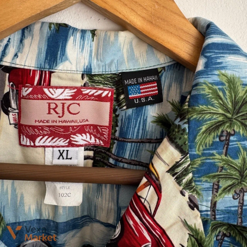 Гавайська сорочка RJC XL-XXL 100% Cotton — фото 5