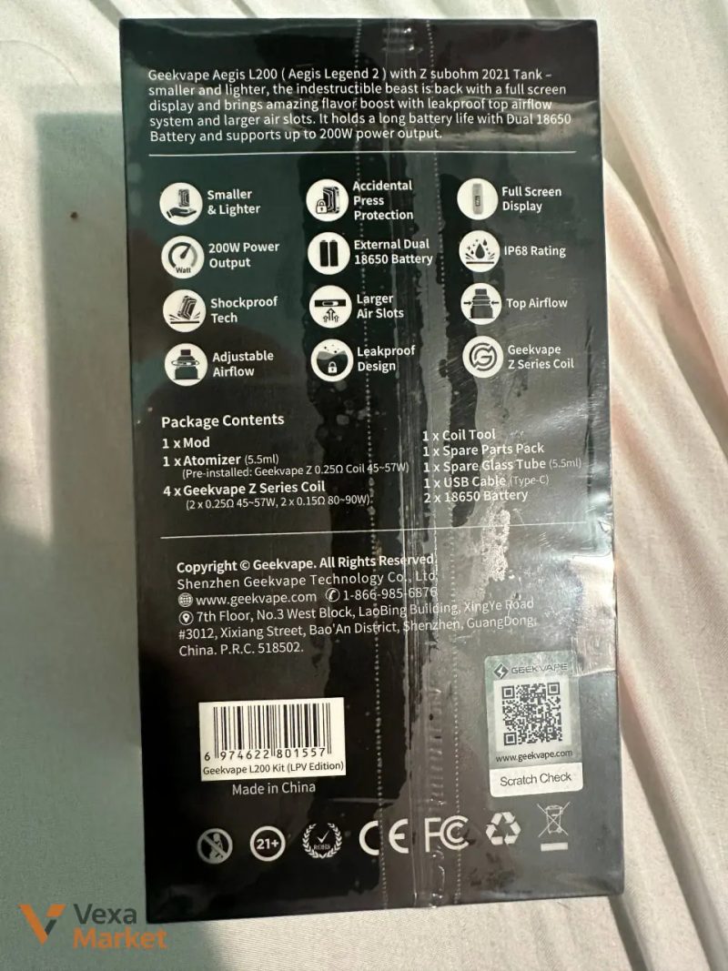 GeekVape Aegis L200 + койли — фото 2