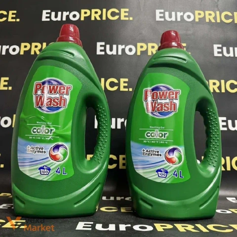 Гель для прання кольоровий Power Wash 4000мл