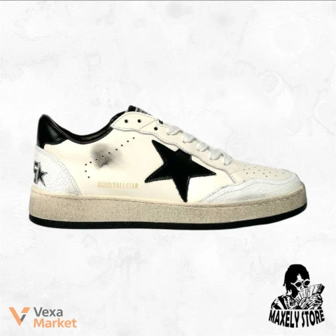 GOLDEN GOOSE GGDB BALLSTAR GOLDEN CREAM