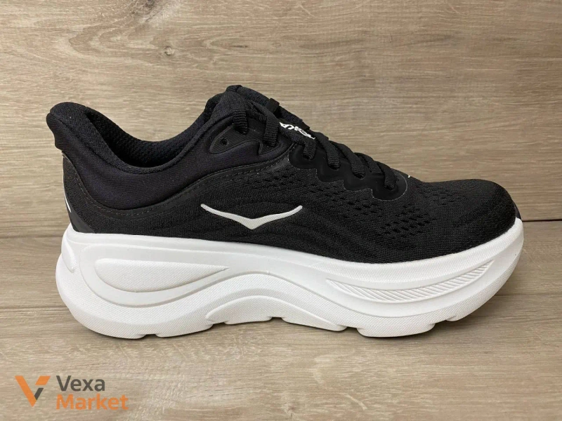 Hoka Bondi 9 Black/White — фото 2