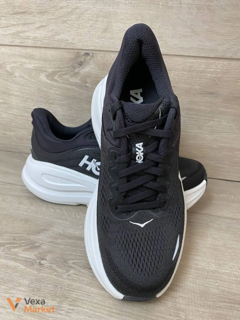 Hoka Bondi 9 Black/White — фото 3
