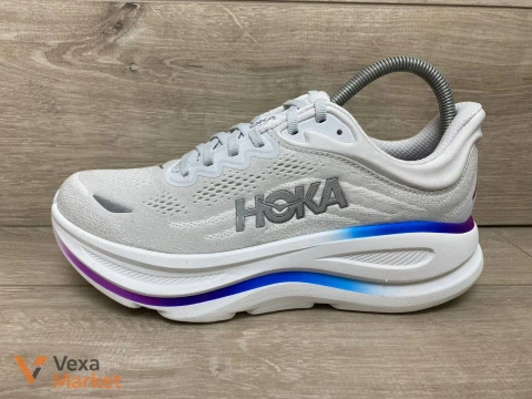Hoka Bondi 9 White / Violet / Blue
