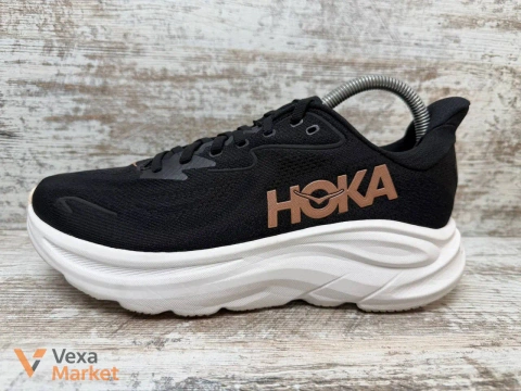 Hoka Clifton 10 Black / Rose Gold
