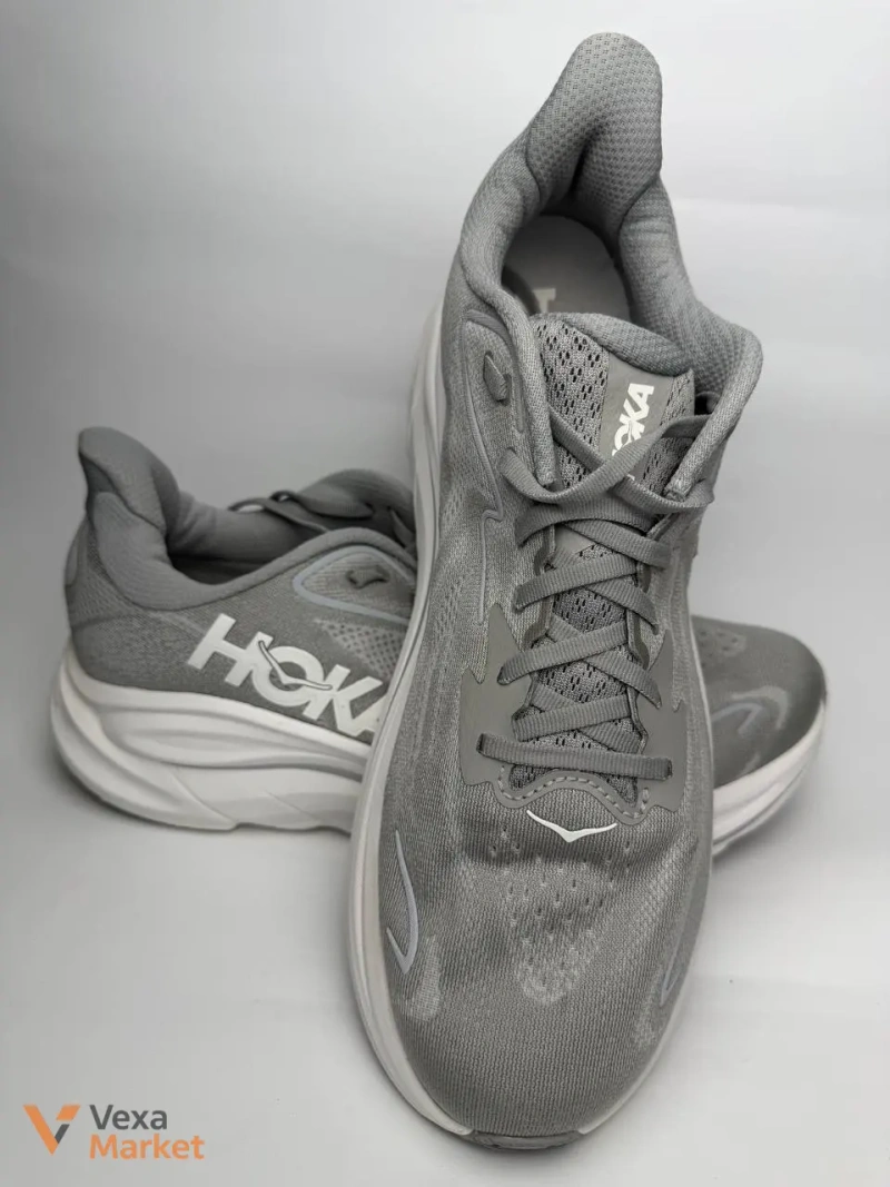 Hoka Clifton 10 кроссовки мужские серые размер 41 Wide — фото 3