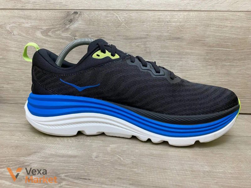 Hoka Gaviota 5 Black / Electric Cobalt 45 wide (29см) — фото 2