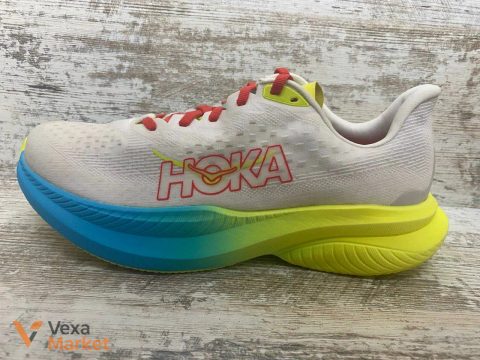 Hoka Mach 6 Ironman White / Red Alert