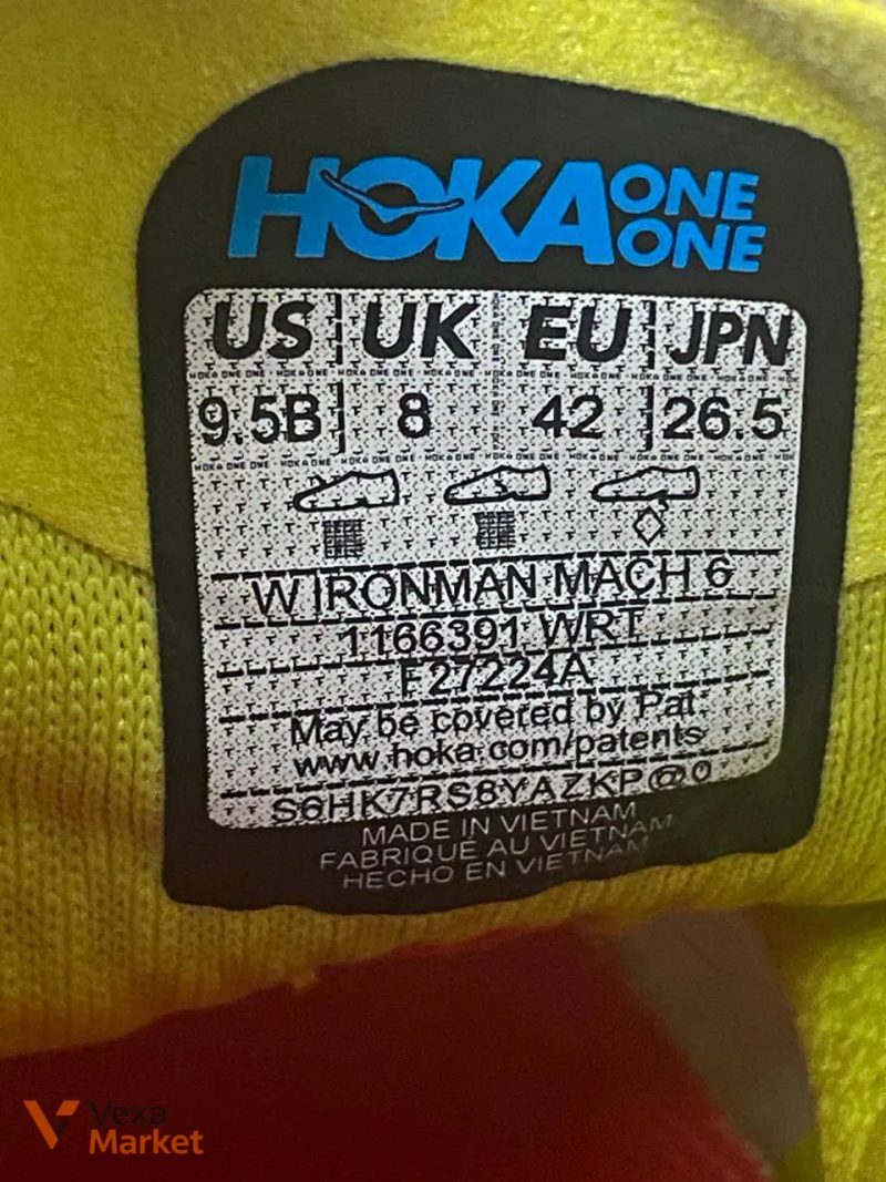 Hoka Mach 6 Ironman White / Red Alert — фото 5