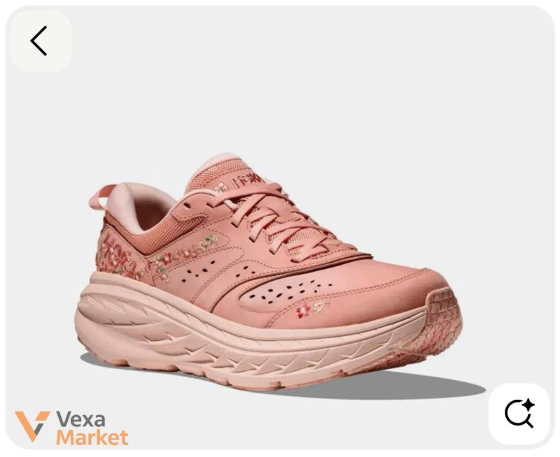 HOKA Vibrant Bloom Bondi L рожеві жіночі кросівки — фото 7