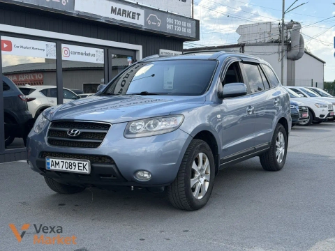 Hyundai Santa FE 2007 Дизель 2.2 л. Синий