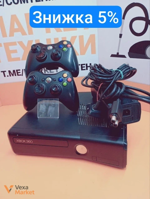 Ігрова приставка XBOX 360 S 320Gb з двома джойстиками