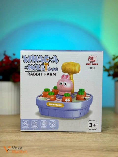 Игровая стучалка "Весела ферма" с молоточком