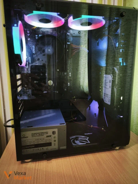 Ігровий ПК AMD Ryzen 5 1600, 16GB RAM, SSD+HDD, RGB
