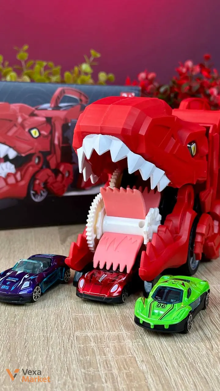 Игрушка Dino Truck с 4 машинками — фото 3