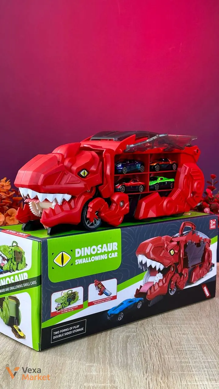 Игрушка Dino Truck с 4 машинками — фото 4