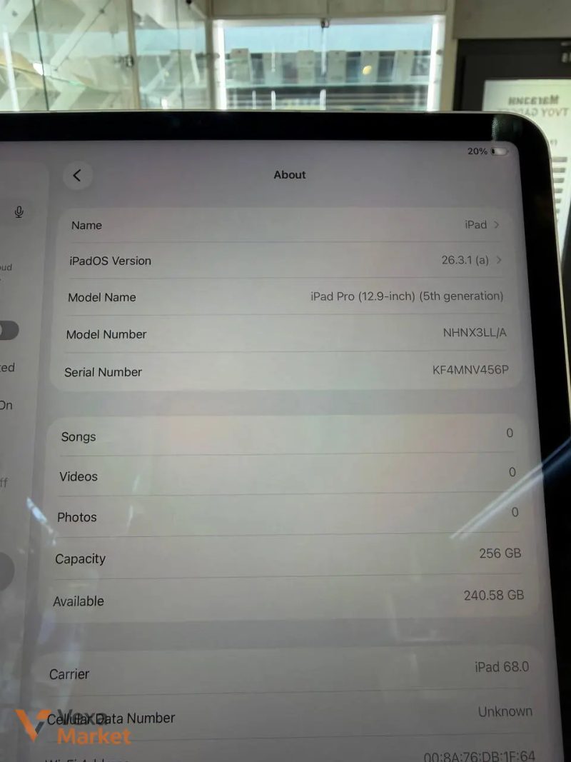 iPad Pro 12.9 5th gen Silver 256GB LTE — фото 2