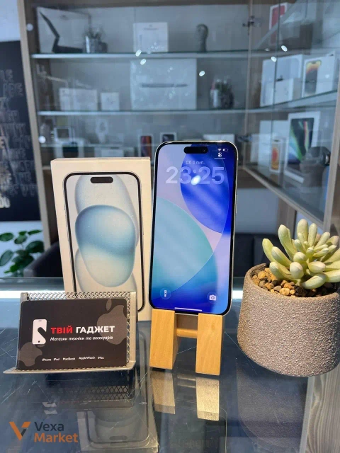 iPhone 15 Blue 128 GB Вживаний