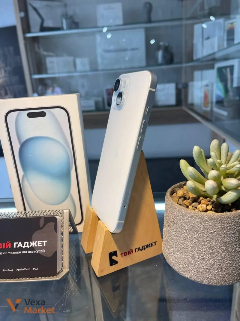 iPhone 15 Blue 128 GB Вживаний — фото 4