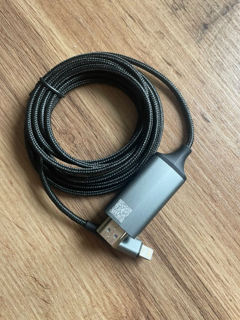Кабель-адаптер HDMI для iPhone/iPad 2м, підключення до телевізора, модель 2024 — фото 4