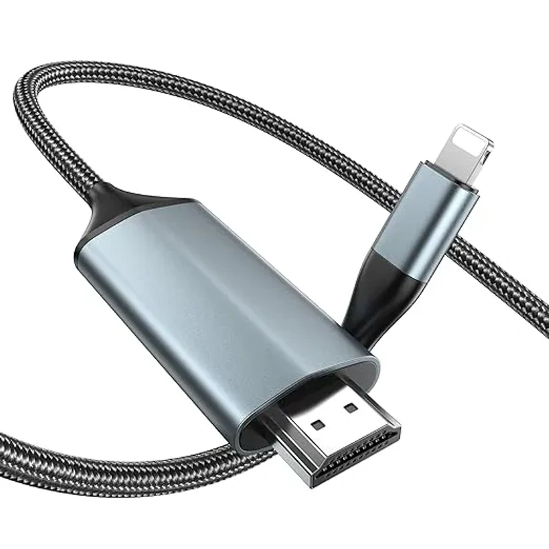Кабель-адаптер HDMI для iPhone/iPad 2м, підключення до телевізора, модель 2024 — фото 2