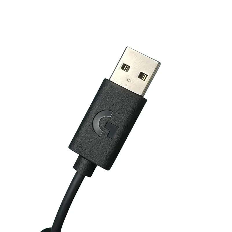 Кабель USB-C для зарядки Logitech G733 Lightspeed/G PRO X, чорний, 1.8м — фото 2
