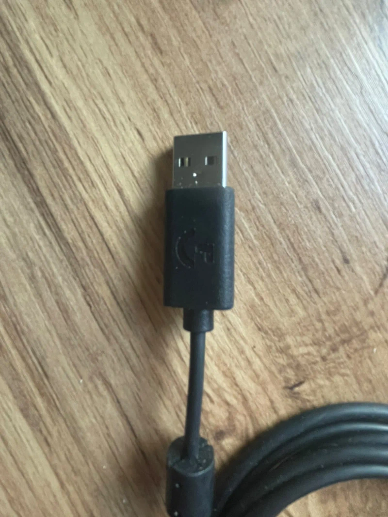 Кабель USB-C для зарядки Logitech G733 Lightspeed/G PRO X, чорний, 1.8м — фото 7