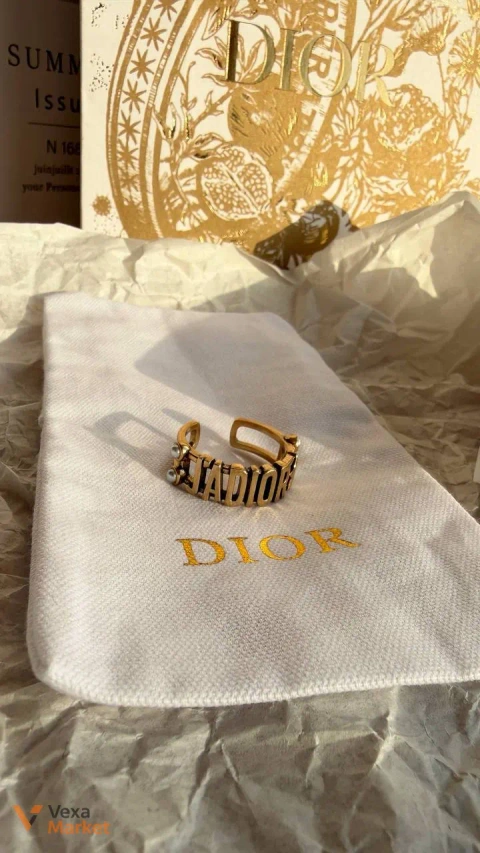 Каблучка Dior з ювелірної нержавіючої сталі