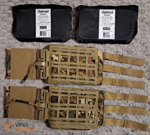 М'який балістичний пакет Velmet Armor M-Flex 600 205х120 комплект 2 шт.