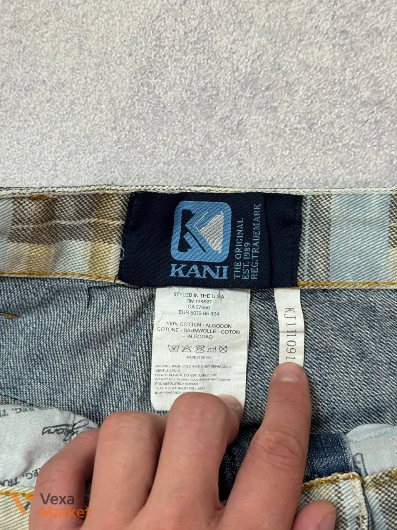 Karl Kani Vintage 90s Rap Baggy Jeans Розмір: 34 — фото 8