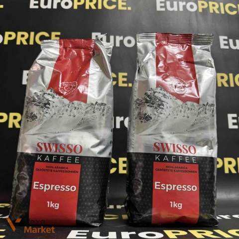 Кава в зернах SWISSO Espresso 1кг