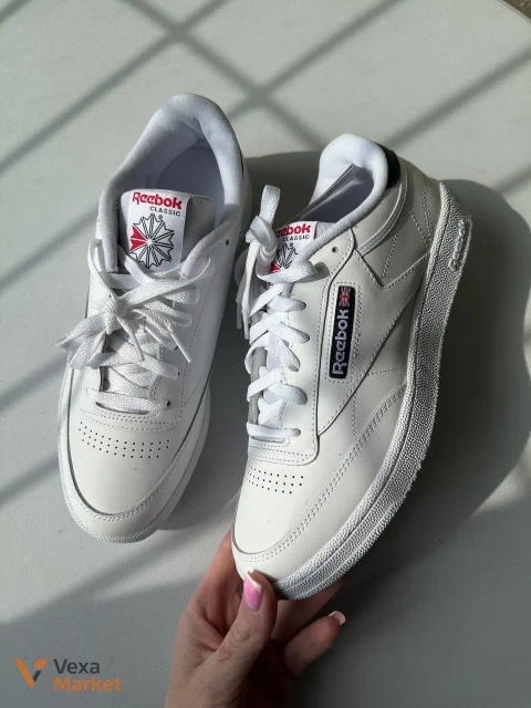 Кеди Reebok Classic екошкіра білі розмір 43