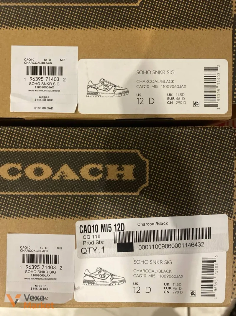 Кеды Coach Signature — фото 3