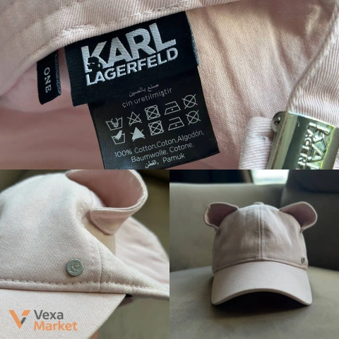 Кепка Karl Lagerfeld рожева