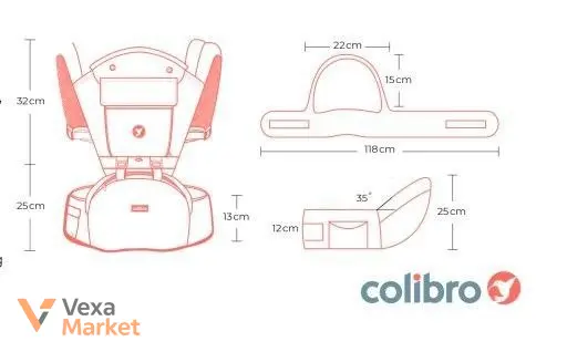 Хіпсіт Colibro 3в1 для дітей від 3 місяців — фото 3