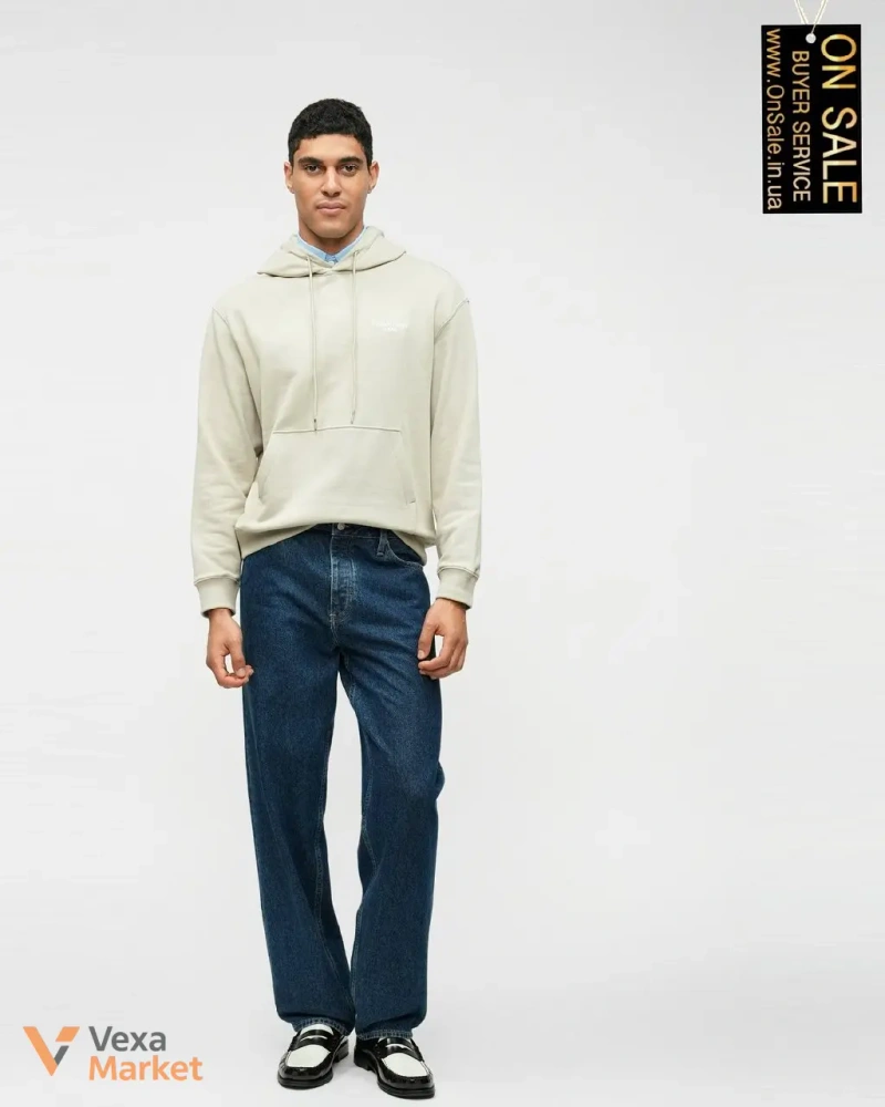 Худі Calvin Klein Jeans з капюшоном та кишенею-кенгуру — фото 3