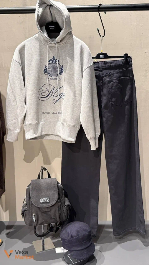 Худі MSGM та джинси wide leg з нової колекції