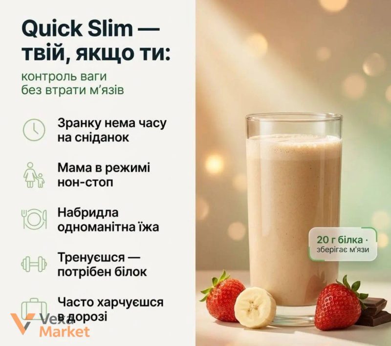 Коктейль Quick Slim для контроля веса, 30 порций — фото 2