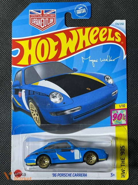 Колекційна машинка Hot Wheels '96 Porsche Carrera Urban Outlaw