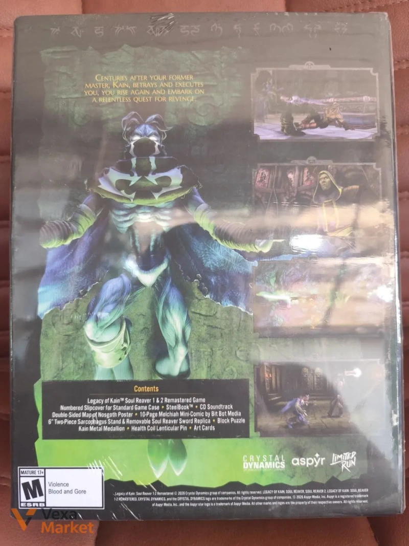 Колекційне видання Legacy of Kain: Soul Reaver 1 & 2 Remastered Collector's Edition для PS5 — фото 2